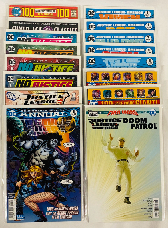 16 DC Comics, Various Justice League of America Comics