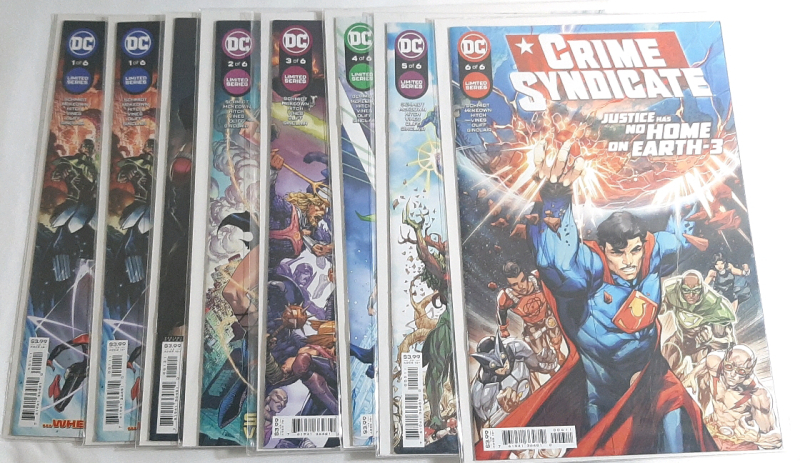 High Grade DC Crime Syndicate (2021) Issues #1-6 | Includes #1 Duplicate & #1 Variant