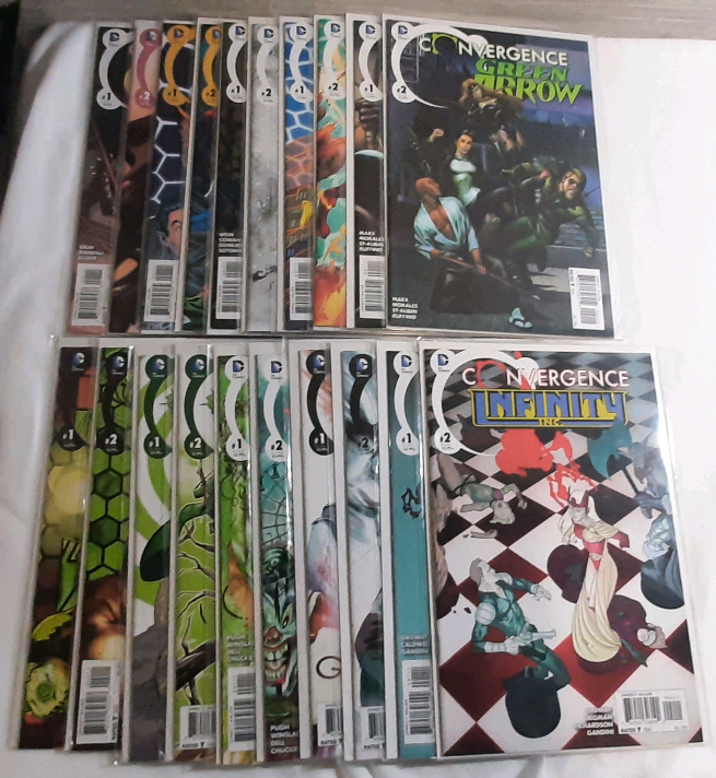 High Grade DC Convergence (2015) Mini-Series, Including Catwoman, Crime Syndicate, Detective Comics, The Flash, Green Arrow, The Green Lantern Corps, Green Lantern, Harley Quinn, Hawkman & Infinity Inc.