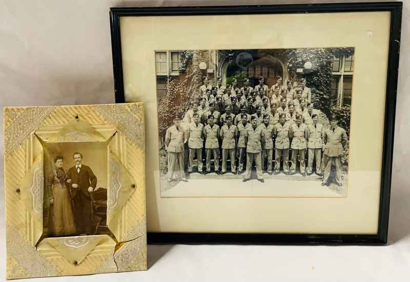 2 Vintage Framed Photos | Couple&rsquo;s Photo Presumed Taken In Germany