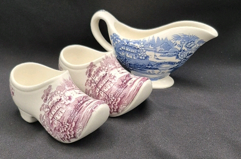 Vintage Royal Staffordshire ceramic Shoes & Pitcher