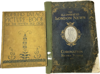 2 Vintage British Books | London News Illustrated Commemorative Book of the Coronation Of King George VI | Edmund Dulac&rsquo;s Picture Book - Fairy Tales with Gorgeous Illustrations
