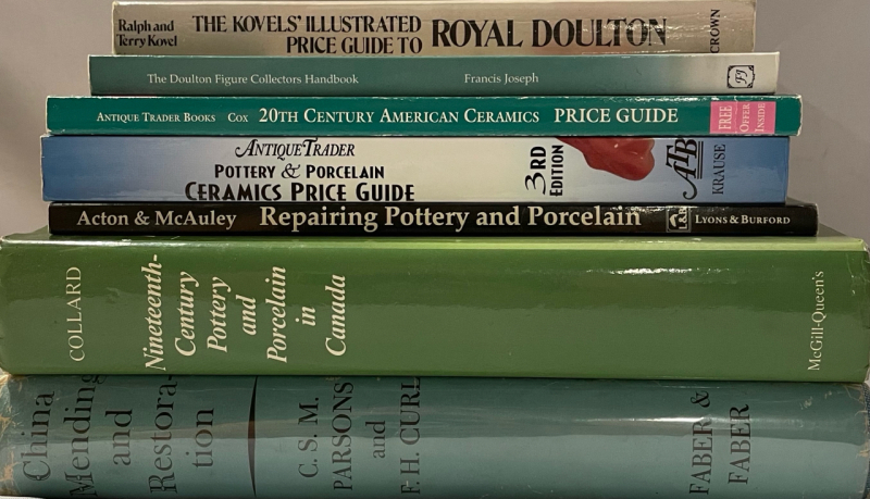 7 Vintage Pottery and Porcelain Guide Books