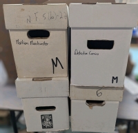 4 Comic Longboxes. Holds 250-300 Comics Each. 27.5" by 8.5" by 11".