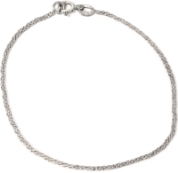 Vintage 925 Italy Dainty Rope Bracelet, 7" Long