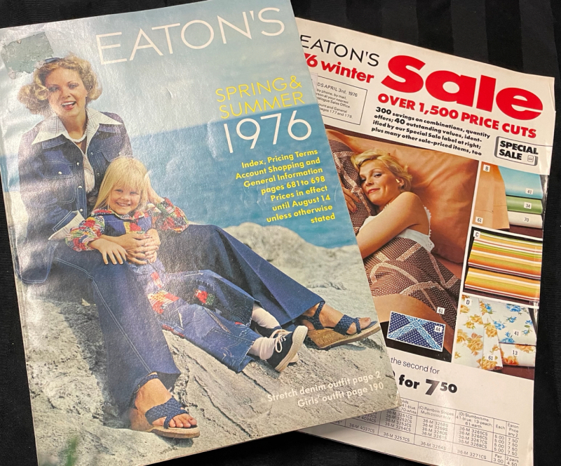 2 Vintage Eaton&rsquo;s Catalogues from 1976 | Take a Stroll Through the Prices of Yesteryear!