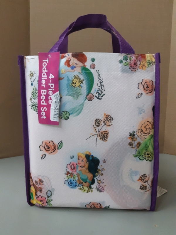 New Disney Princess four piece toddler bed set