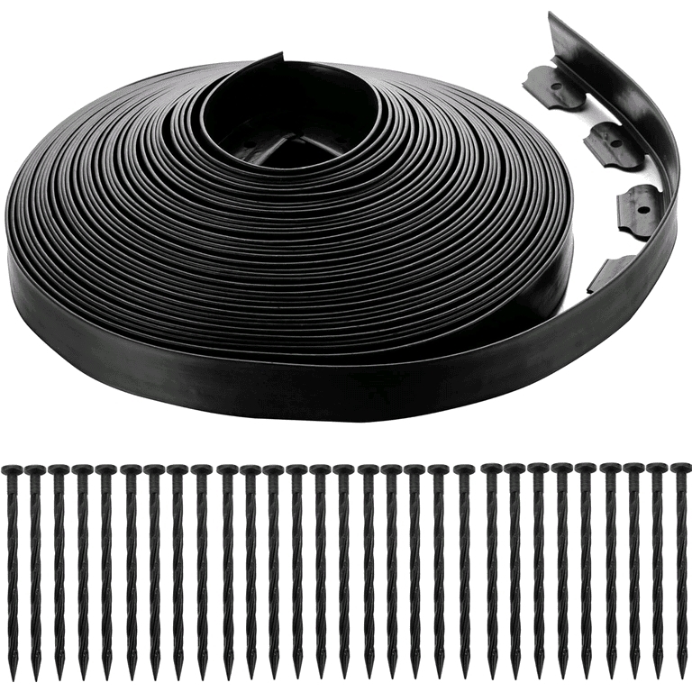 New TufMunb Landscape Edging Border 2 Inch Tall | 100 FT with 150 PCS Spikes.
