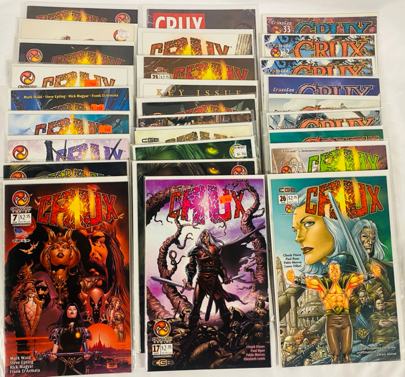 28 Crossgen Crux Comics (2001) Issues #7-33 (Missing #8); Includes Duplicates