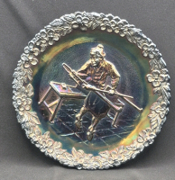 Fenton Glass Plate 1970 Handmade No. 1 in the Annual Series of Collector's Plates by Fenton Glass Plate 8.25" Diameter