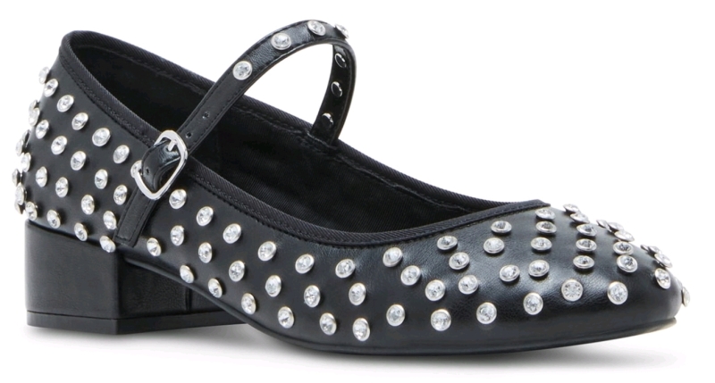 New in Box | Size 7.5 Women's MADDEN GIRL Tutu Rhinestone Ballet Flats, Black Multi - Retails Over $50