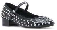 New in Box | Size 7.5 Women's MADDEN GIRL Tutu Rhinestone Ballet Flats, Black Multi - Retails Over $50