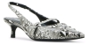 New in Box | Size 9 Women's MADDEN GIRL Krystal-R Slingback Kitten Heels, Black/White