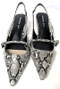 New in Box | Size 9 Women's MADDEN GIRL Krystal-R Slingback Kitten Heels, Black/White - 3