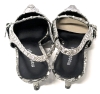 New in Box | Size 9 Women's MADDEN GIRL Krystal-R Slingback Kitten Heels, Black/White - 4