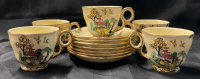12 Vintage Royal Winton Demitasse and Saucers | No Chip or Cracks