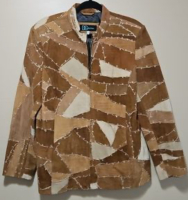 Vintage Sz Large Ladies&rsquo; Genuine Suede Leather Patchwork Jacket with Tags