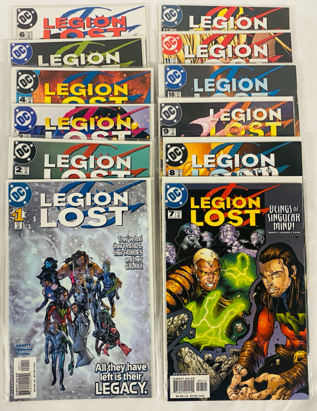 [Complete Run] 12 DC Legion Lost Comics (2000) Issues #1-12