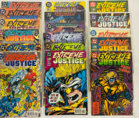 [Complete Run] 17 Vintage DC Extreme Justice Comics (1995), Issues #0, 1-18 (Missing #8, 13)