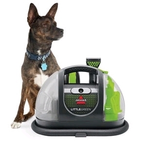 New Bissell Little Green Carpet and Upholstery Cleaner. Retails for 129.99 US