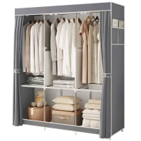 As New Portable Wardrobe Closet. 50" L x 18" D x 63" H