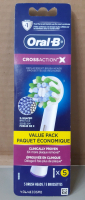 New 5-pack Oral-B cross action replacement brush heads