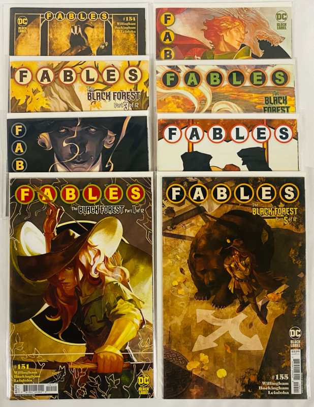 [Consecutive Run] 8 DC Black Label Fables Comics (2022) Issues