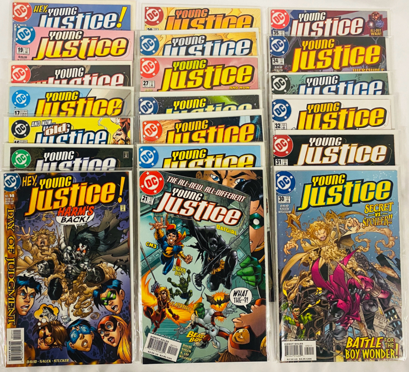 [Consecutive Runs] 20 DC Young Justice Comics (1998) Issues #14-21, #24-35