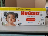 New box Huggies diapers size 4 180 quantity