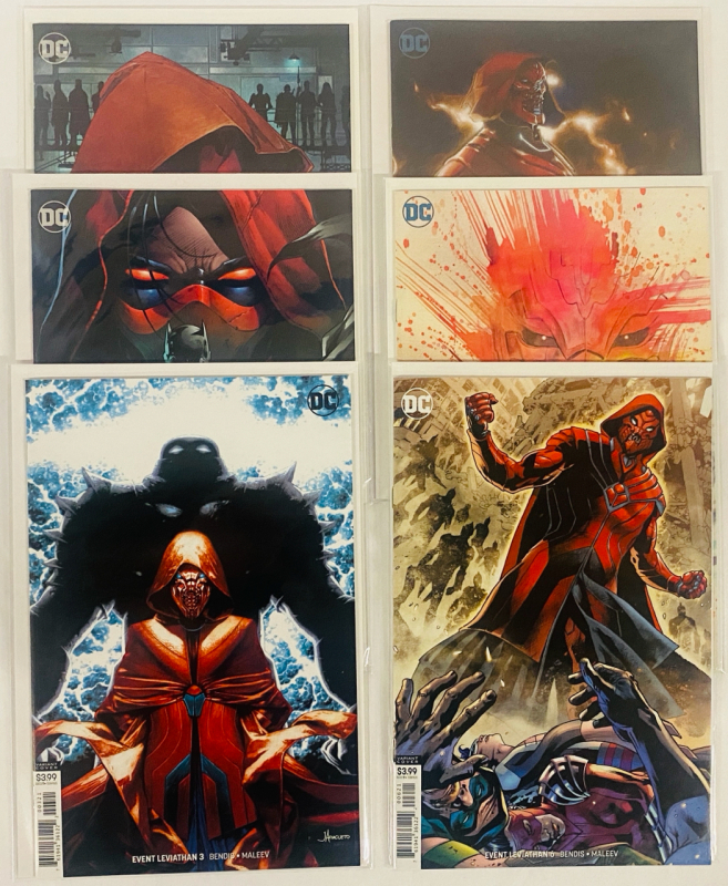 [Complete Run] 9 DC Event Leviathan Comics (2019) Issues #1-6; All Variant Covers