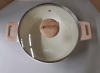 New Carote non-stick pot 9" diameter 4.5 tall (Icecream colour) - 2