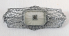 Vintage Art Deco Brooch . See photos for size