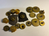 Very Old Buttons 9 BIRKS and other Pins All Signed 18 Total - 3