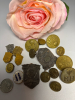 Very Old Buttons 9 BIRKS and other Pins All Signed 18 Total - 5