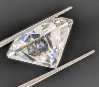 New 6.0ct Moissanite Lab Diamond, Brilliant Cut, GH - VVS1, GRA Report, Tests Positive with Diamond Tester (More Brilliant Than a Diamond)