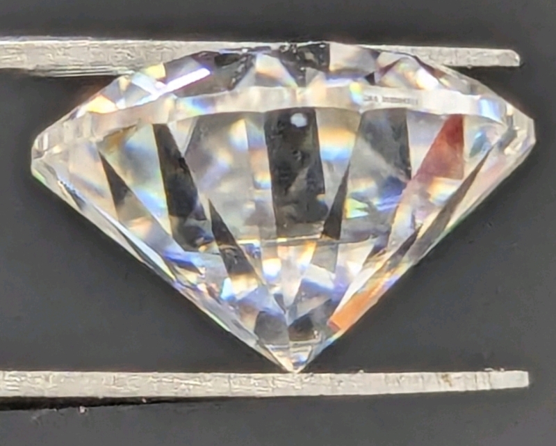 New 4.0ct Moissanite Lab Diamond, Brilliant Cut, GH - VVS1, GRA Report, Tests Positive with Diamond Tester (More Brilliant Than a Diamond)