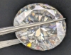 New 4.0ct Moissanite Lab Diamond, Brilliant Cut, GH - VVS1, GRA Report, Tests Positive with Diamond Tester (More Brilliant Than a Diamond) - 4