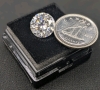 New 4.0ct Moissanite Lab Diamond, Brilliant Cut, GH - VVS1, GRA Report, Tests Positive with Diamond Tester (More Brilliant Than a Diamond) - 5
