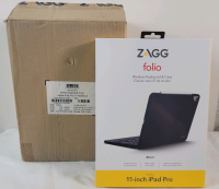 5 New ZAGG Folio Wireless Keyboard & Case for Apple 11" iPad Pro .