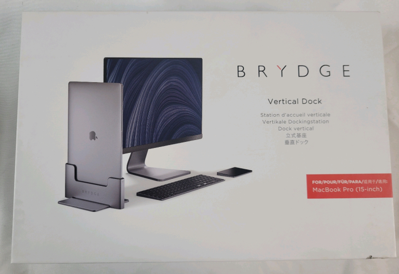 As New - Brydge Vertical Dock for MacBook Pro (15") .