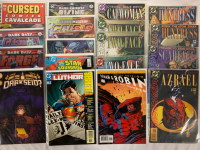 DC Comics Lot | 18 Issues | President Luthor #1, Special Edition Batman & Robin #1, Are You Afraid of the Darkseid? One-Shot, Cursed, Dark Days, Dark Knights, Crisis, Showcase &lsquo;93, Showcase &lsquo;94 | Very Good or Higher Ungraded Condition