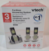 New - Vtech Dect 6.0 3-Handset Cordless Answering System w/Caller ID / Call Waiting .