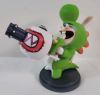 New - Mario + Rabbids Kingdom Battle " Rabbid Yoshi " Figurine . Measures 6" (H) &times; 4" (W) &times; 8.5" (D). - 2