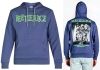 New Size Large Men's BEETLEJUICE Front & Back Print Hoodie