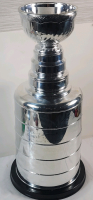 25" Stanley Cup NHL Hockey Memorabilia Trophy Signed by Johnny Bower , Doug Gilmour & Gerry Cheevers - No COA