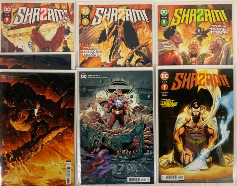DC Comics SHAZAM! | #1-#4 with Variant Covers | Very Good or Higher Ungraded Condition