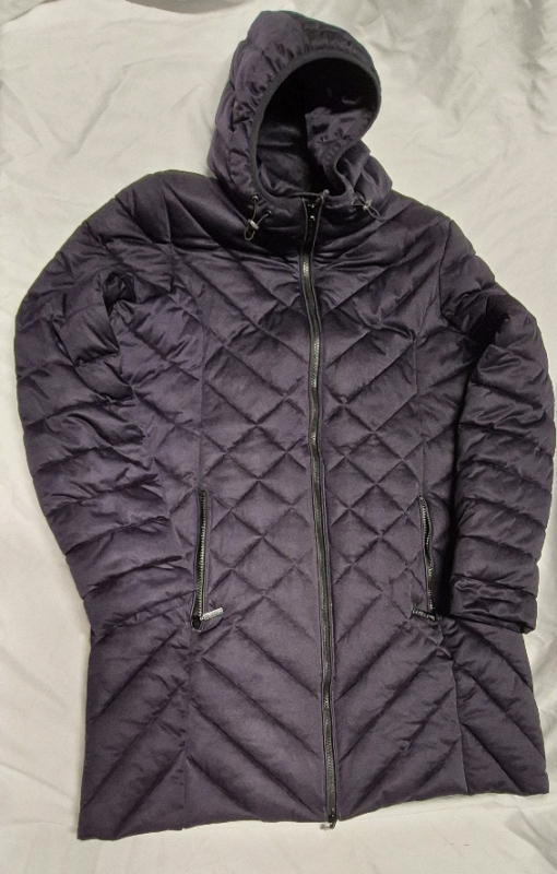 Womens sz Large Etage Denmark Winter Coat - Eggplant Colour