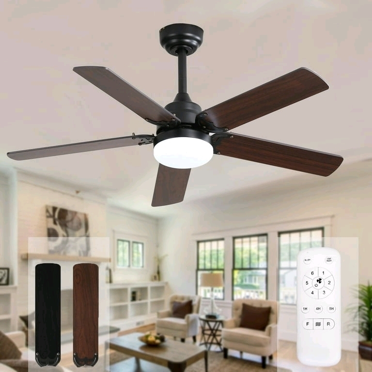 As New DAYBETTER Ceiling Fan with 17.5" Blades, Lights and Remote