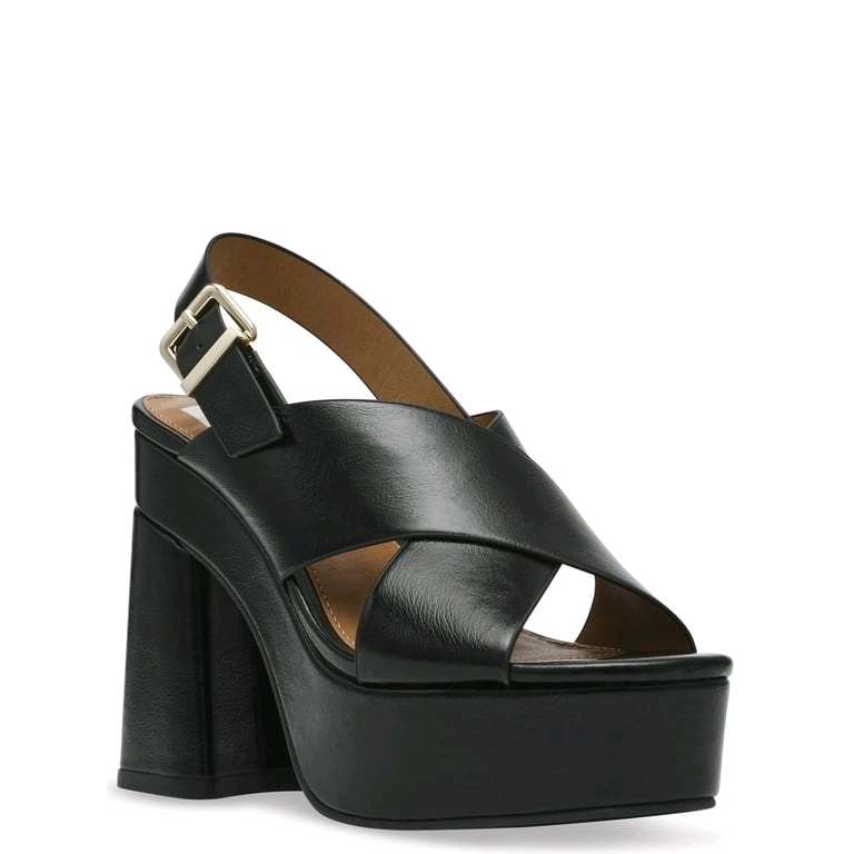 New sz 10 Dolce Vita Women's Wentz Criss Cross Platform Block Heel Retails for $70US