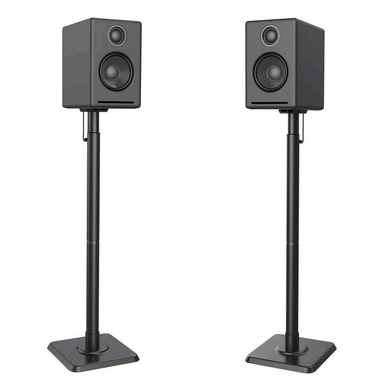 New USX MOUNT Speaker Stand. 32" to 43" Tall for Satellite & Bookshelf Speakers. (Speakers Not Included). Retails for $80 US